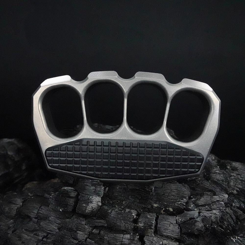 Real EDC Self Defense Brass Knuckles 304 Stainless Steel Brass Knuckles - Tophatter Daily Deals